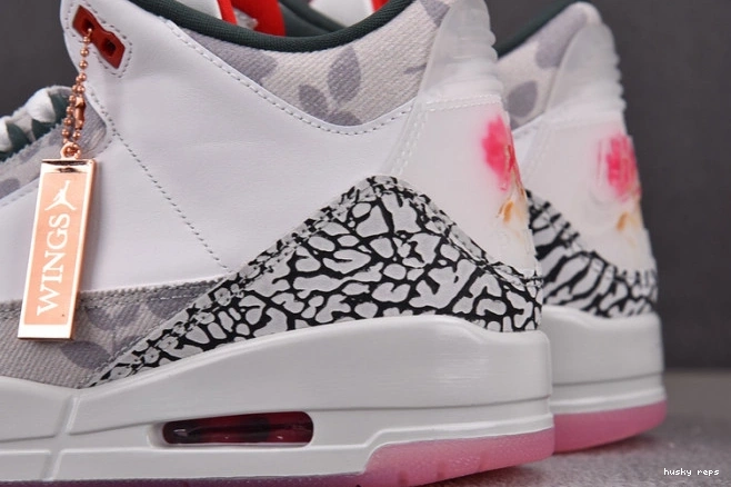 Rep Husky Jordan 3 Retro HM6993-100 Wings 0809